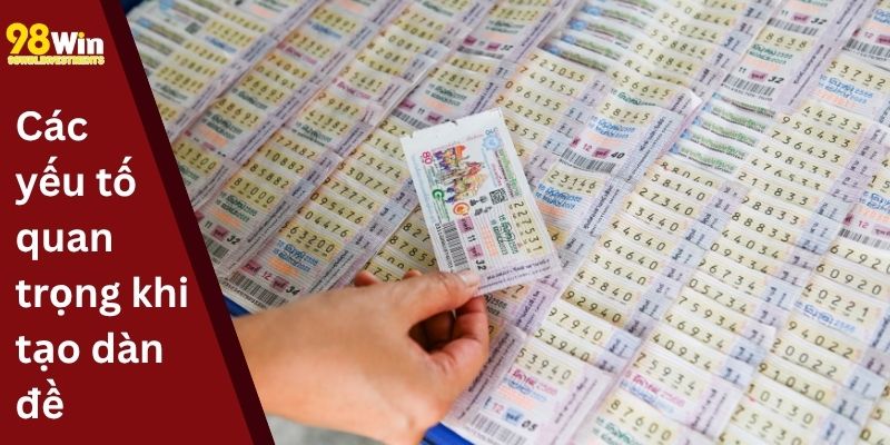 Các yếu tố quan trọng khi tạo dàn đề