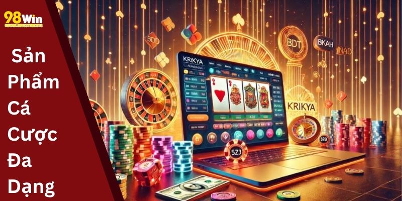 Sản Phẩm Cá Cược Đa Dạng Tại 98win